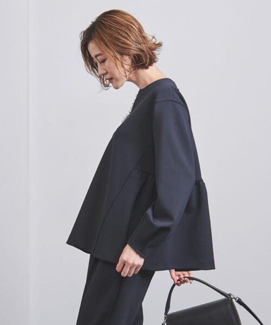 美品✨ユナイテッドアローズ SPONGY パールモチーフブラウス36 セレモニー