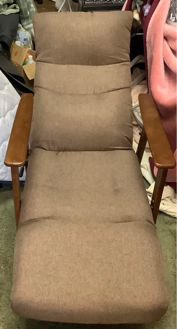 【ゆったりくつろげる】３段調整高座椅子(JC-E01) 完成品 ニトリ