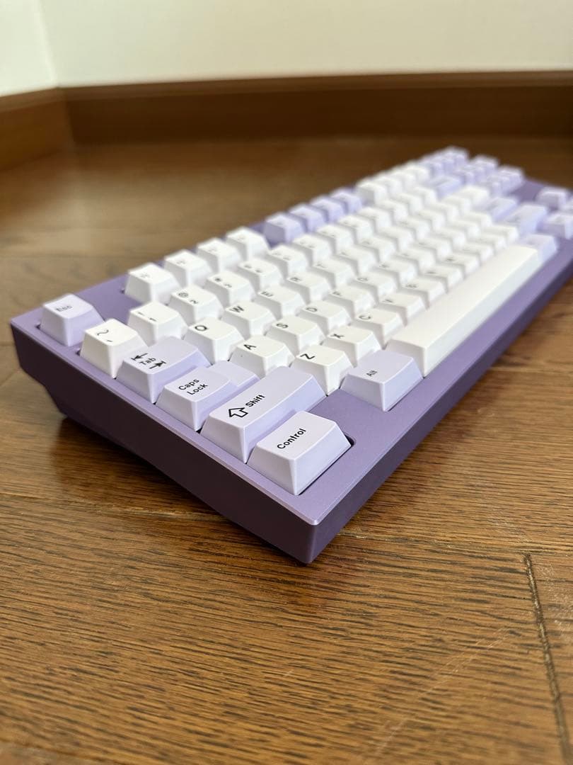 geoworks f2-84 + gmk lavender 自作キーボード