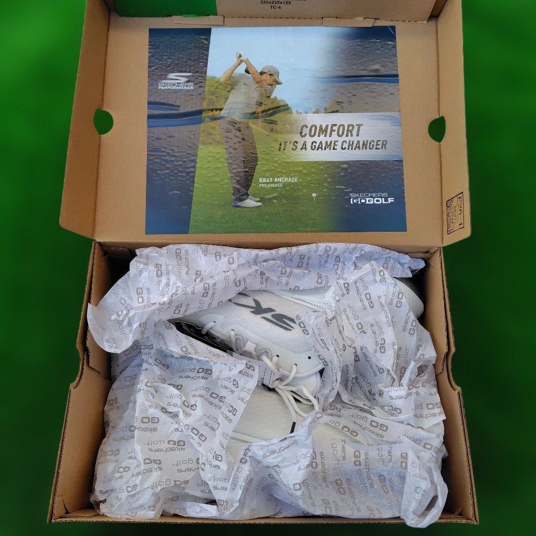 く*ん様 SKECHERS SKX ホワイト ゴルフシューズ