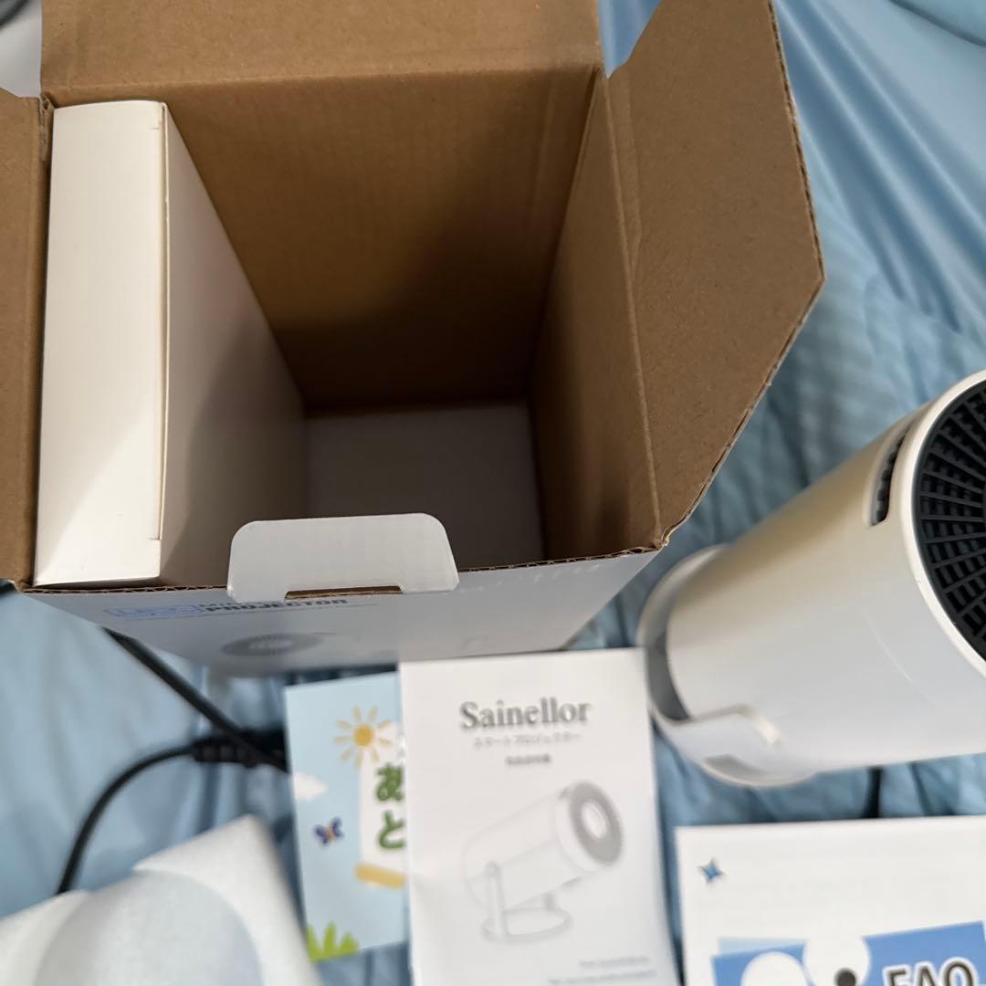 Sainellor スマートプロジェクター ホワイト