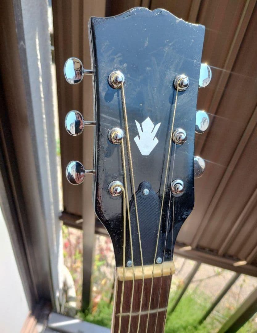 ビンテージ！ L-00タイプ PU付きエレアコ G社ロゴシール２枚付き