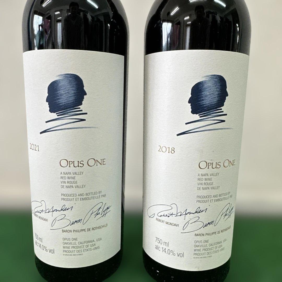 J*g様 Opus One 赤ワイン 2018 2021 セット