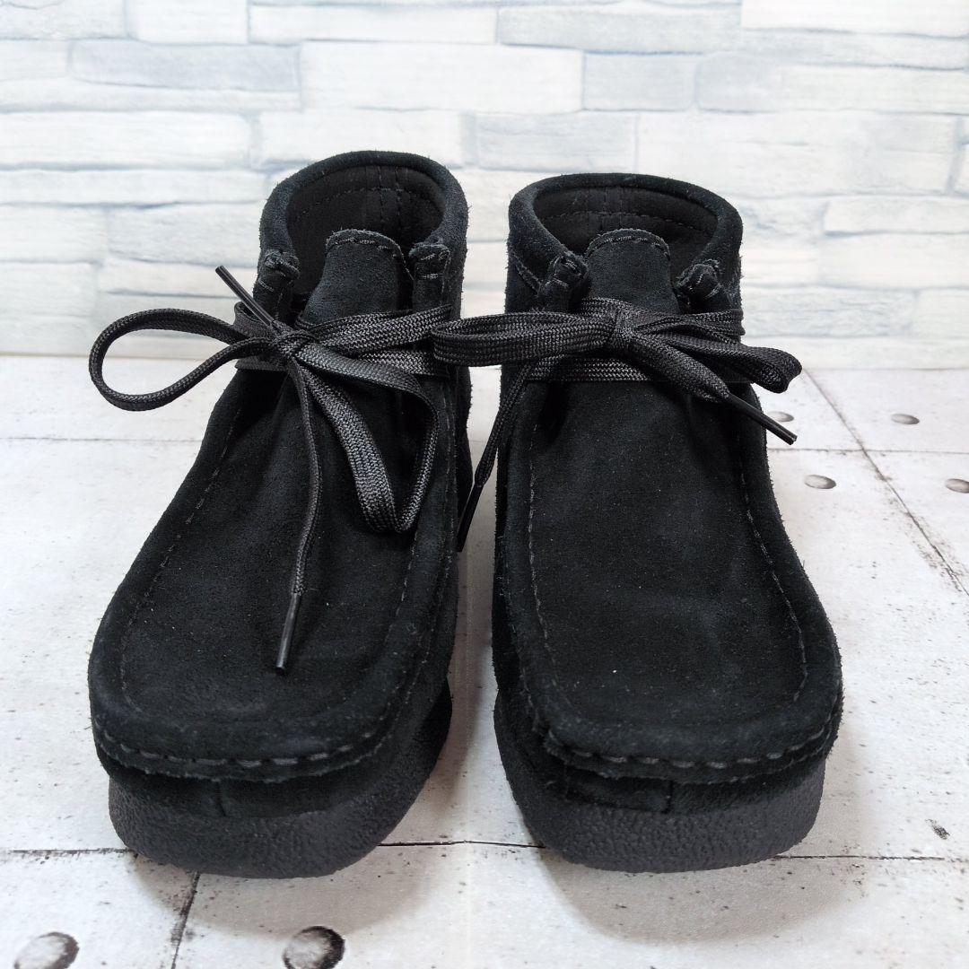 【美品】Clarks Wallabee EVOワラビーブーツ　スエード　ブラック