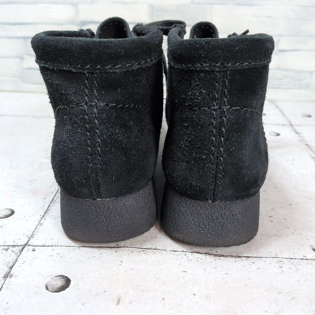 【美品】Clarks Wallabee EVOワラビーブーツ　スエード　ブラック