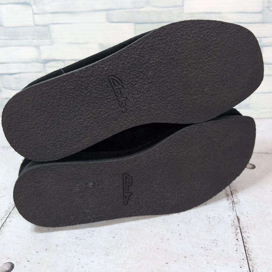 【美品】Clarks Wallabee EVOワラビーブーツ　スエード　ブラック