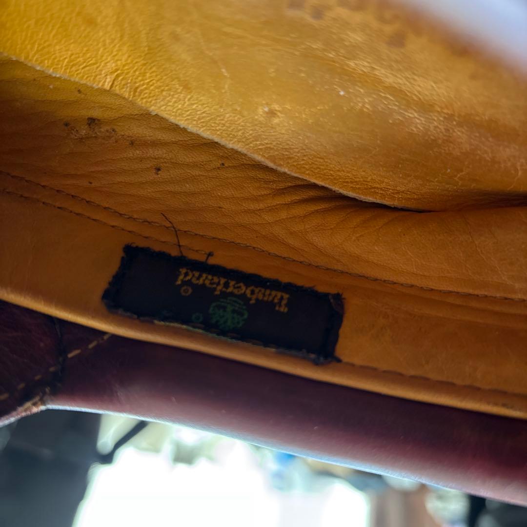 Timberland バーガンディ モカシン　3eye classic