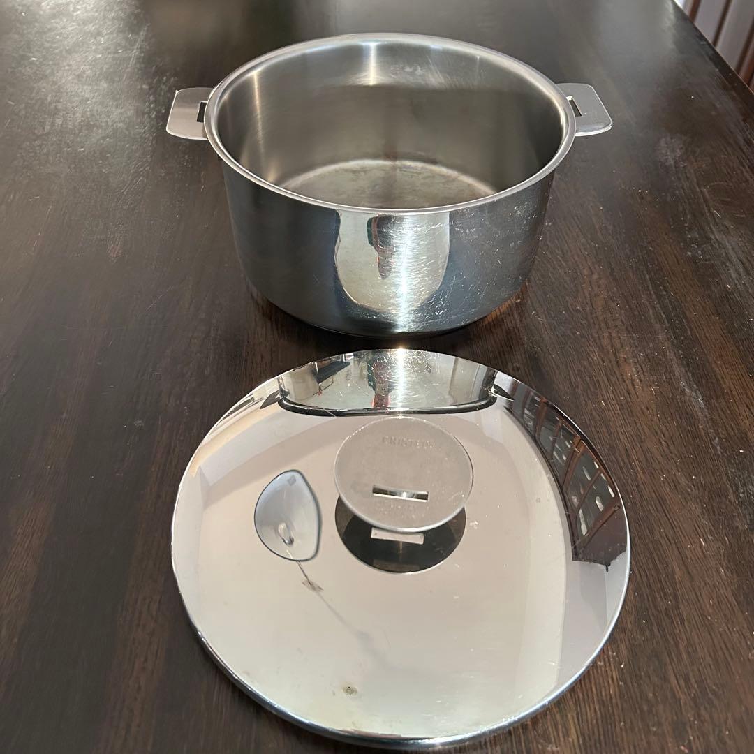 CRISTEL深鍋16・18・20㎝+クッキングバスケット+ハンドル