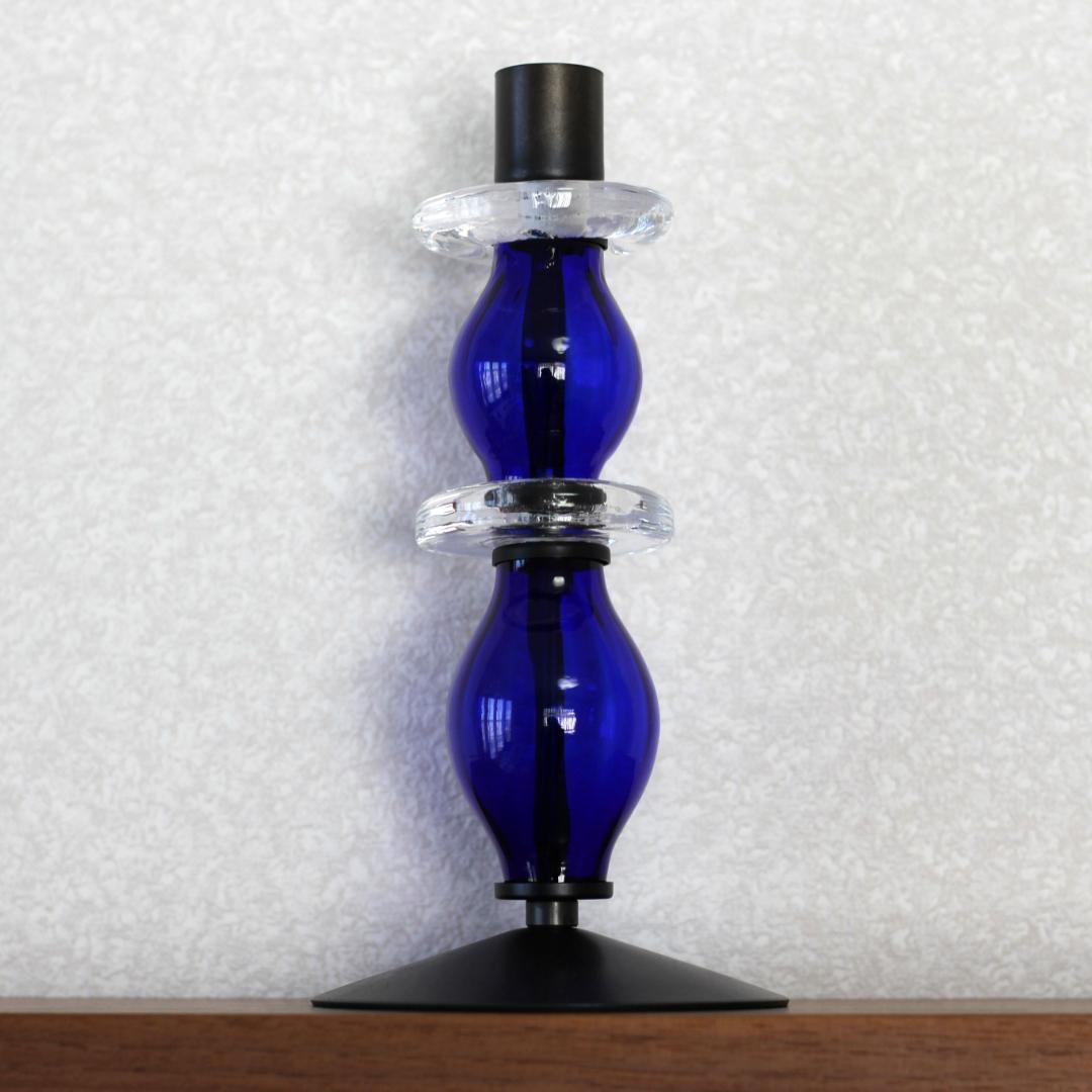 【美品・刻印】エリックホグラン　キャンドルホルダー オニオン型　2個セット