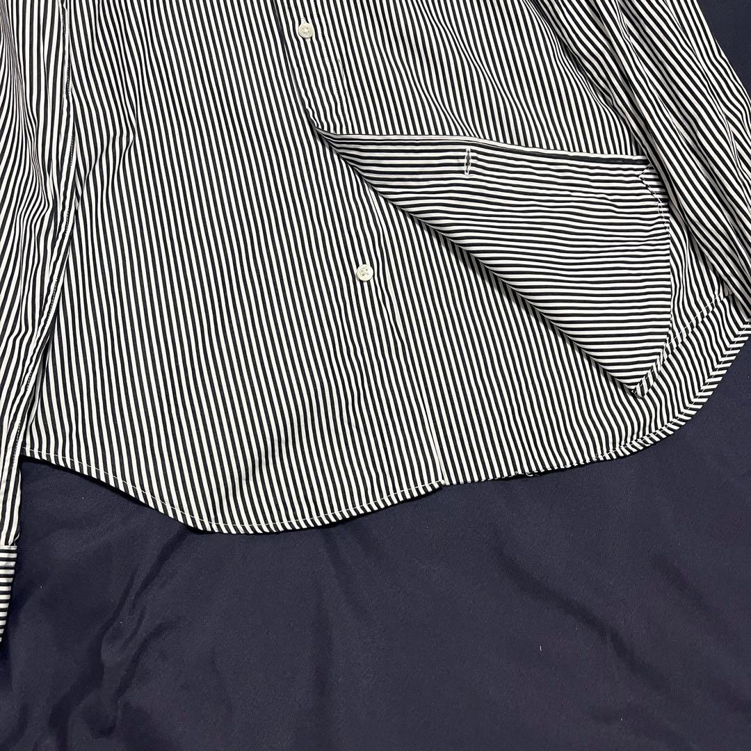 未使用級　ポロラルフローレン　最現行　長袖シャツ　ストライプ　ポニー　6 XL