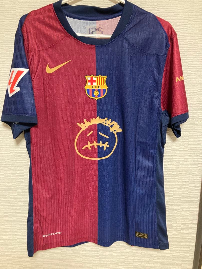 24-25 バルセロナ✕トラビス コラボ ユニフォーム（H）