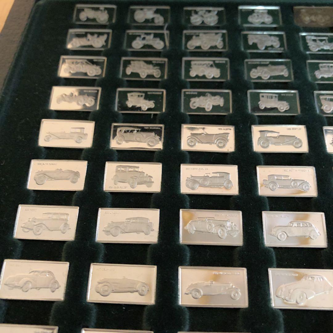 偉大なる自動車100種　純銀製ミニチュア・コレクション