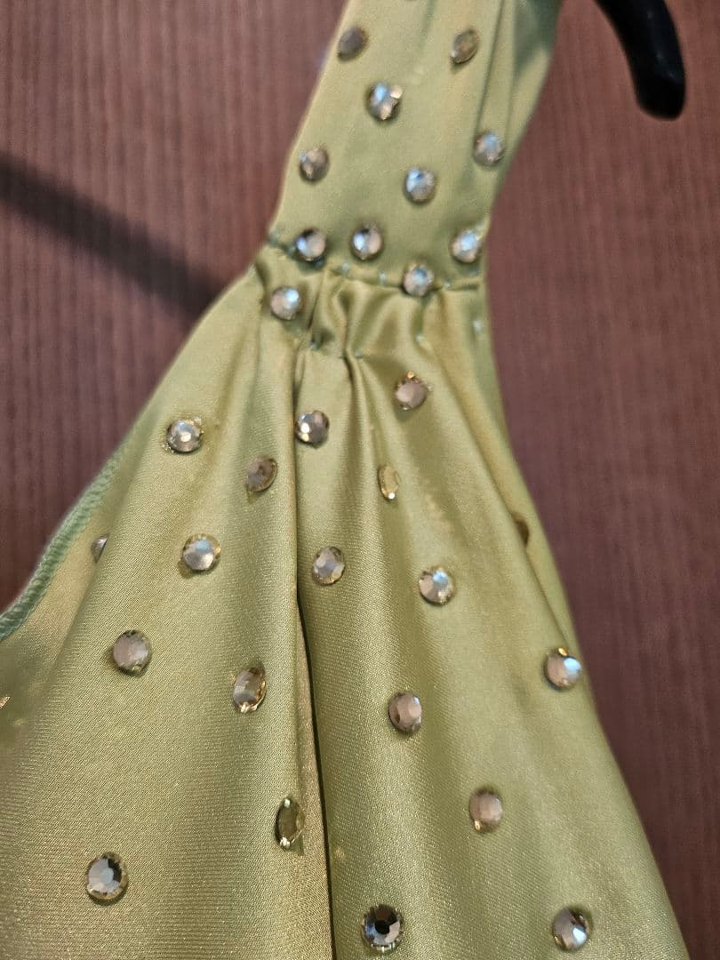 【新品未使用2025年10月購入】社交ダンス ラテンルンバ用ドレス（MLサイズ）