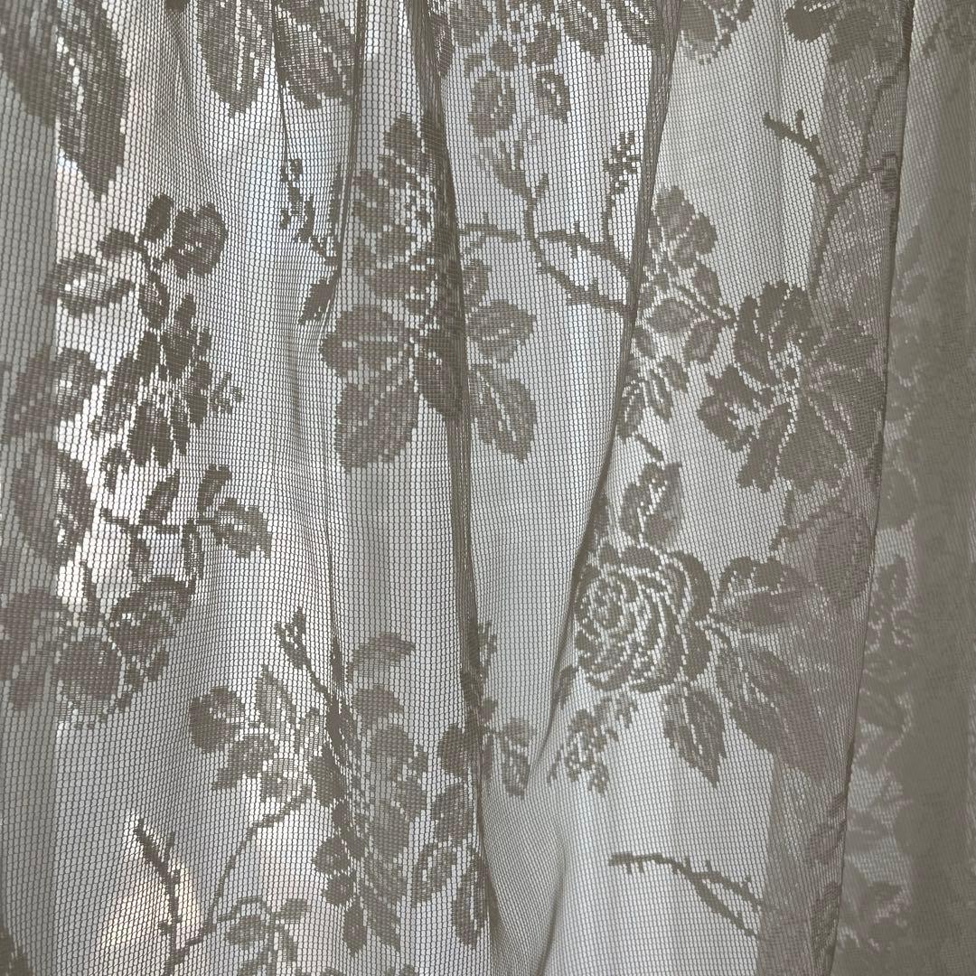 ローラアシュレイ　アンジェリカ　 オーダーカーテン　厚地&レース　2枚組セット