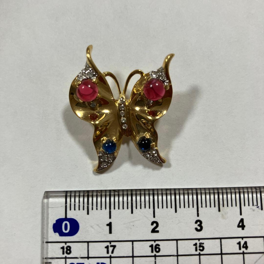 ★Trifari★蝶々ブローチ ヴィンテージ 昭和レトロ