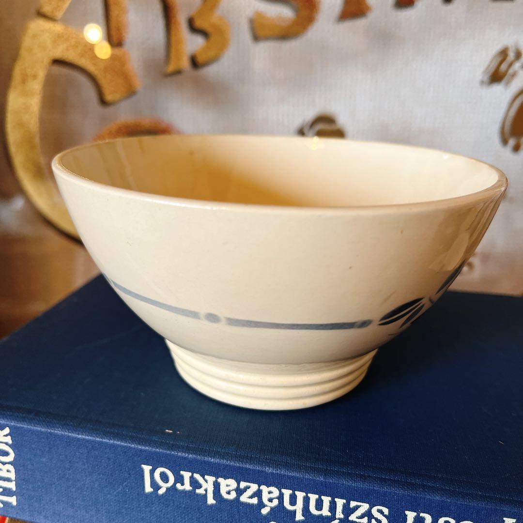 DIGOINサルグミンヌ　シックな花模様のカフェオレボウル