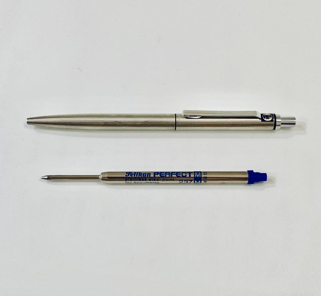 ドイツ製◆ペリカン 高級ボールペン シグナム　1980sPelikan シルバー