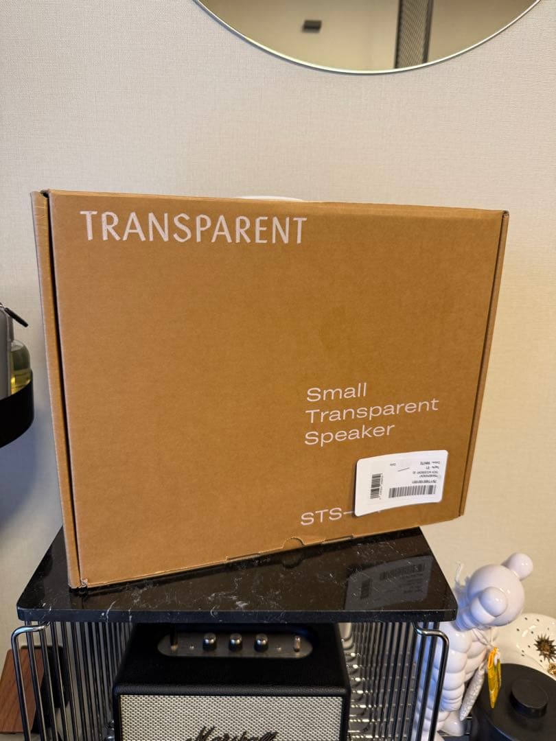 SMALL TRANSPARENT SPEAKER ホワイト