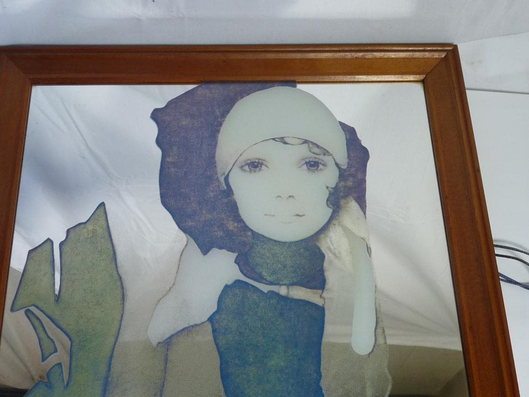 アートデザイン IRA Roberts カンサイグラス 1978年ミラー壁掛け鏡