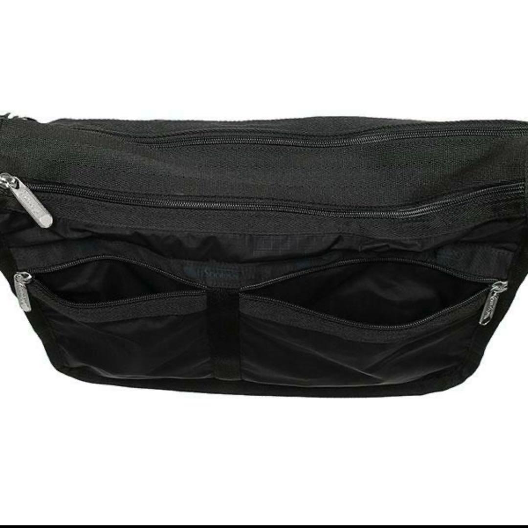LeSportsac黒ショルダーバッグ　deluxe everyday bag