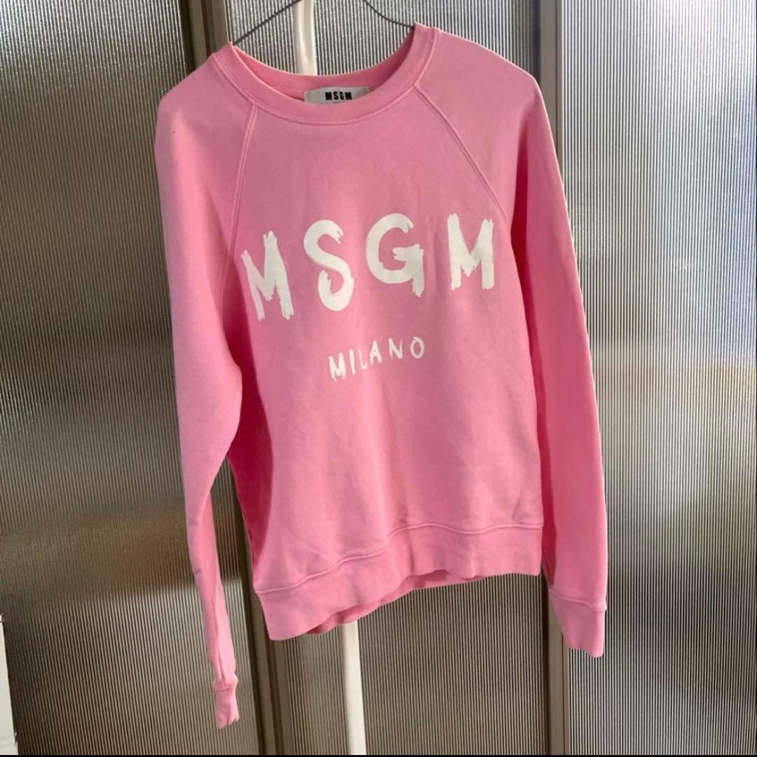 超希少！MSGM ピンク スウェット トレーナー