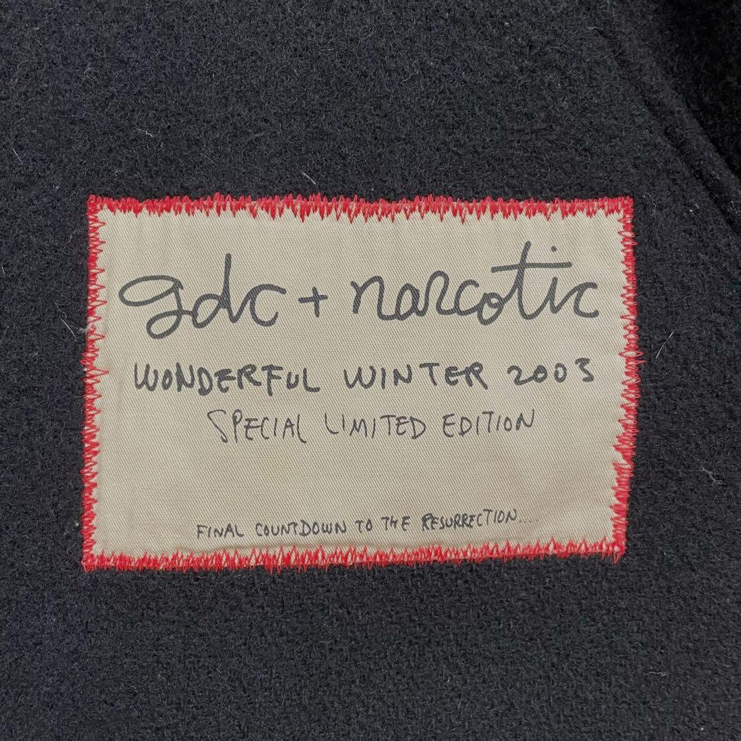 GDCジ-ディ-シ- 03s 日本製 ウール 中綿キルティング ダッフルコート