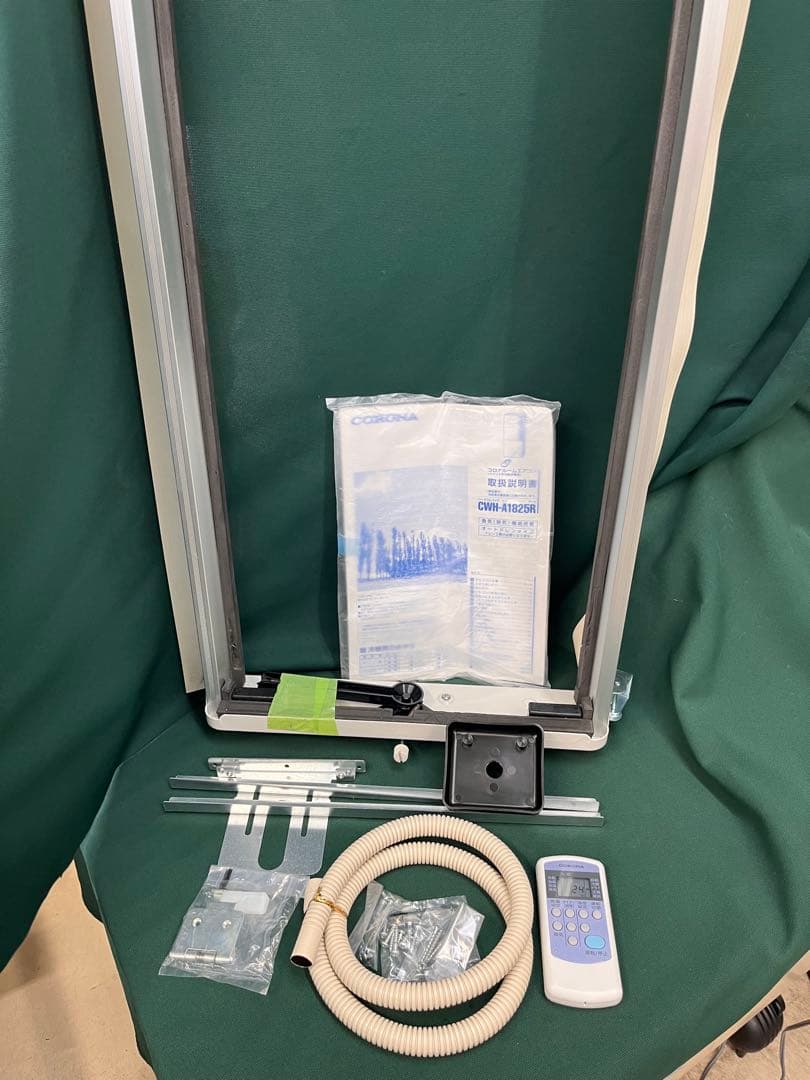 超美品25年製CORONA CWH-A1825R-W 窓エアコン 冷暖ホワイト