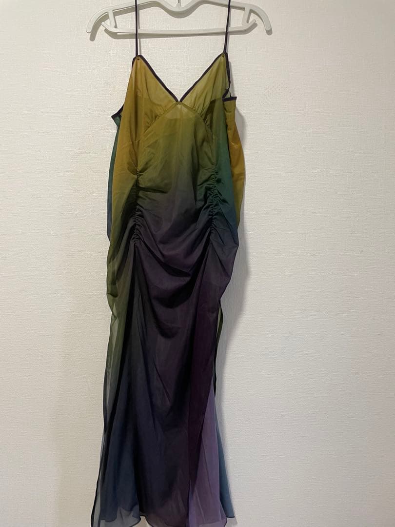 トップス MEDI GRADIENT SHEER SET TOP ameri