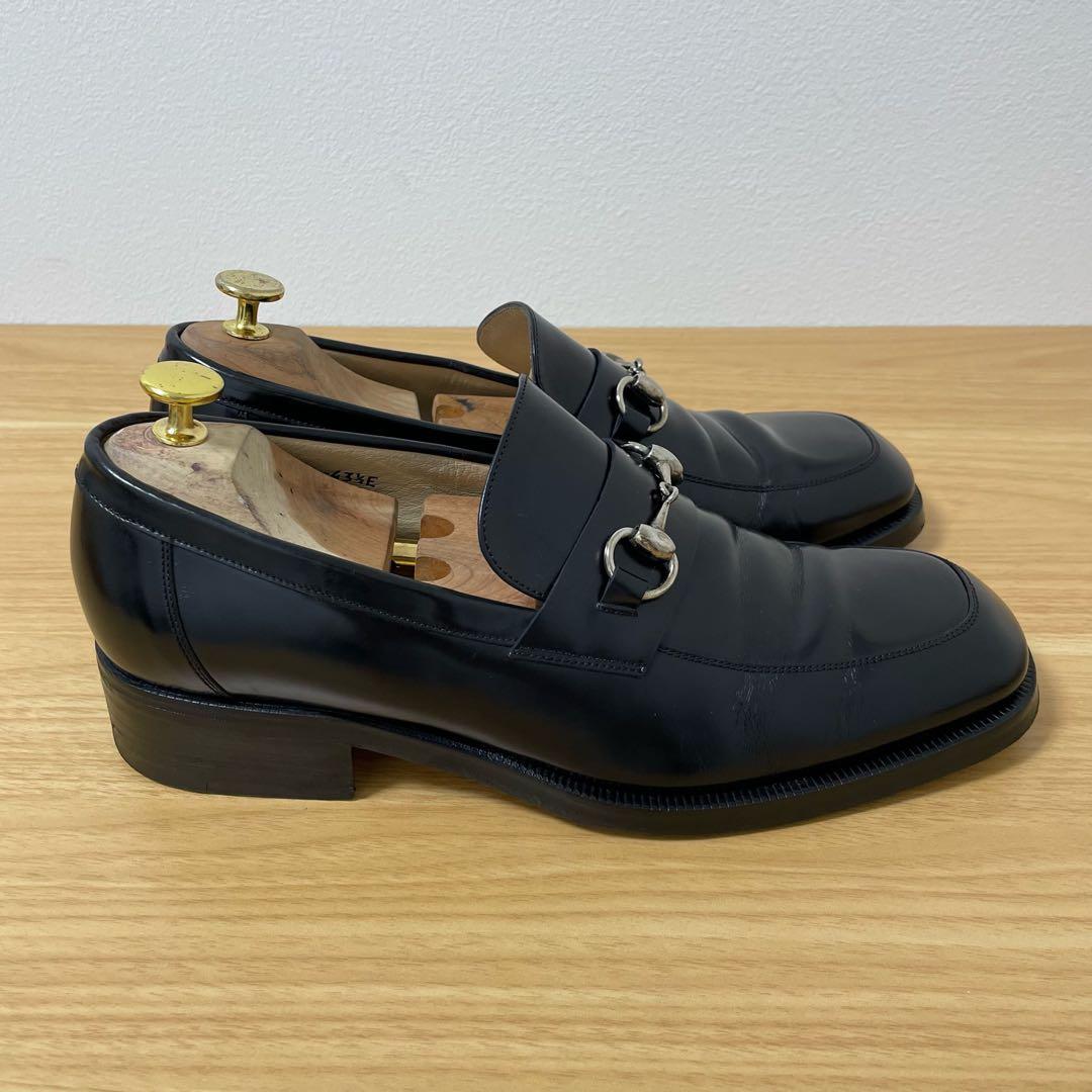 グッチ　ホースビットローファー　レザー　ブラック 43.5