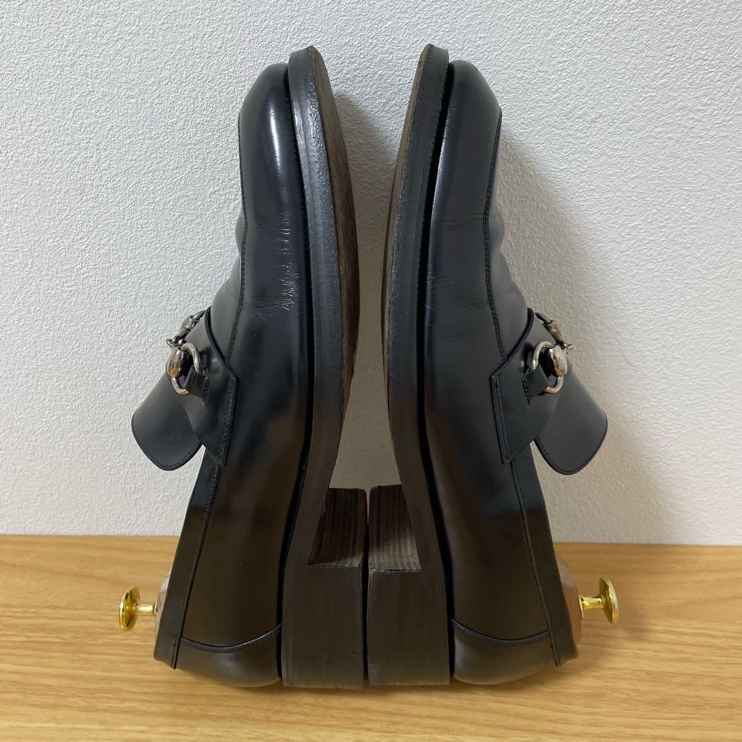 グッチ　ホースビットローファー　レザー　ブラック 43.5