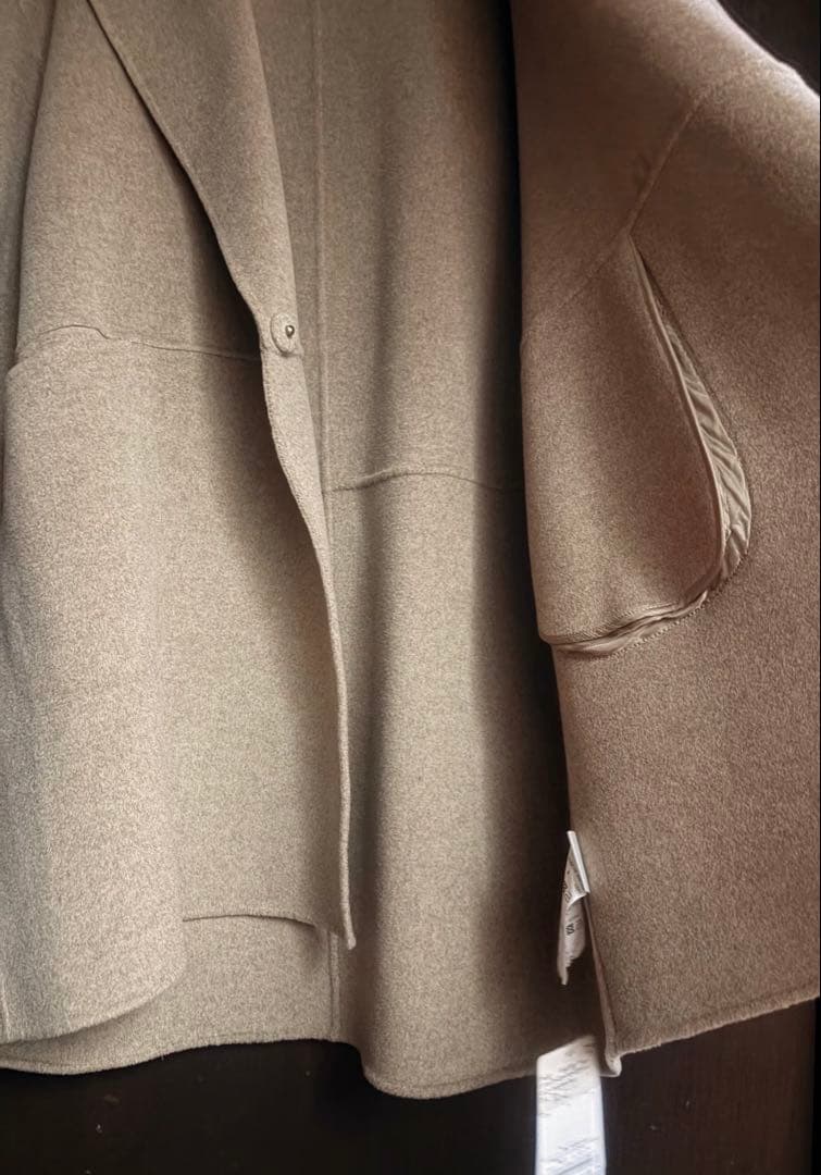 タグ付き未着用 NOBLE ノーブル Super 160s リバーミドルコート