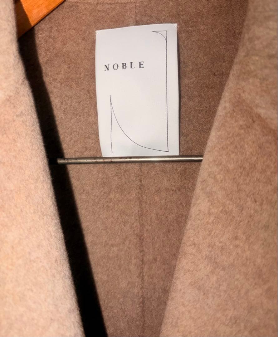 タグ付き未着用 NOBLE ノーブル Super 160s リバーミドルコート