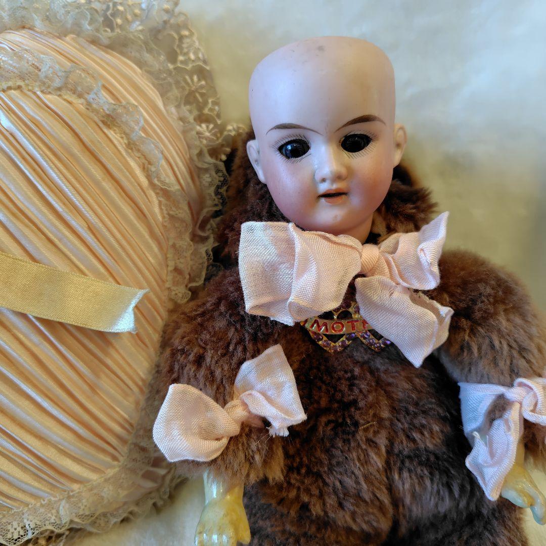 アンティーク　ビスクドール　アーモンドマルセル　クマになりたかった子