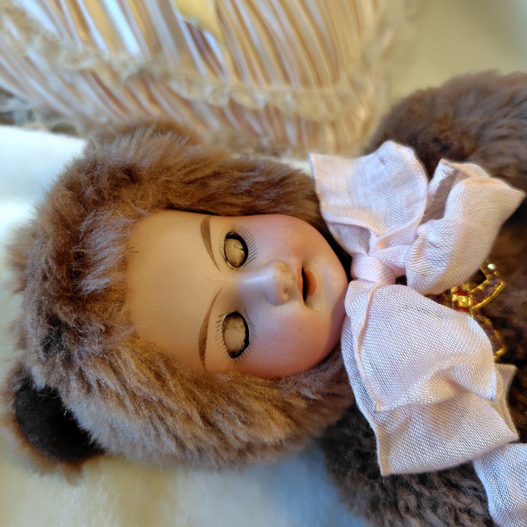 アンティーク　ビスクドール　アーモンドマルセル　クマになりたかった子