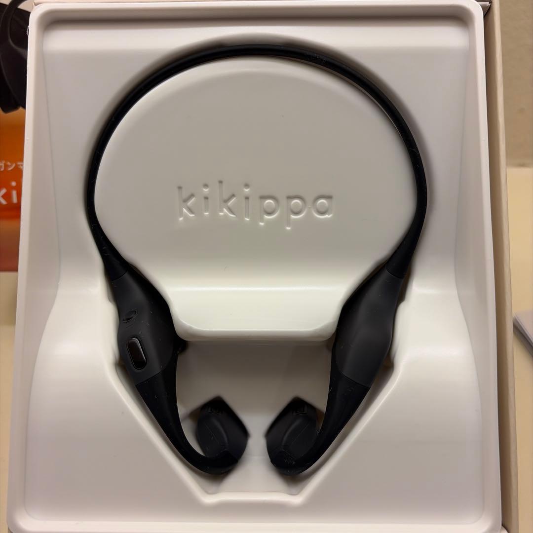 kikippa 骨伝導ワイヤレスイヤホン ガンマ波サウンドケア