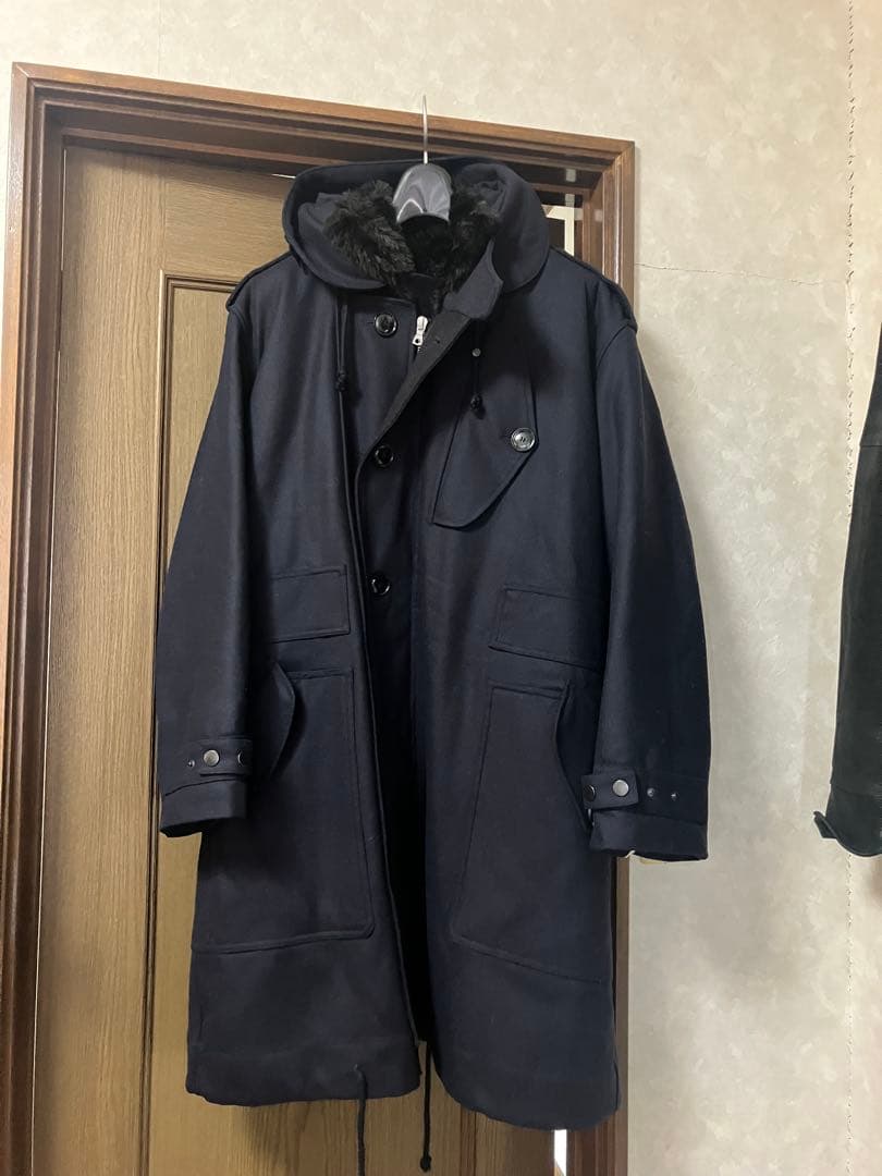 dries van noten ウールモッズコート