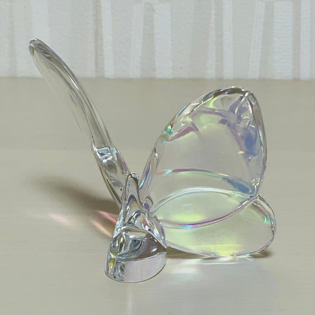 Baccarat バカラ ラッキーバタフライ イリゼクリア 置物 フィギュリン