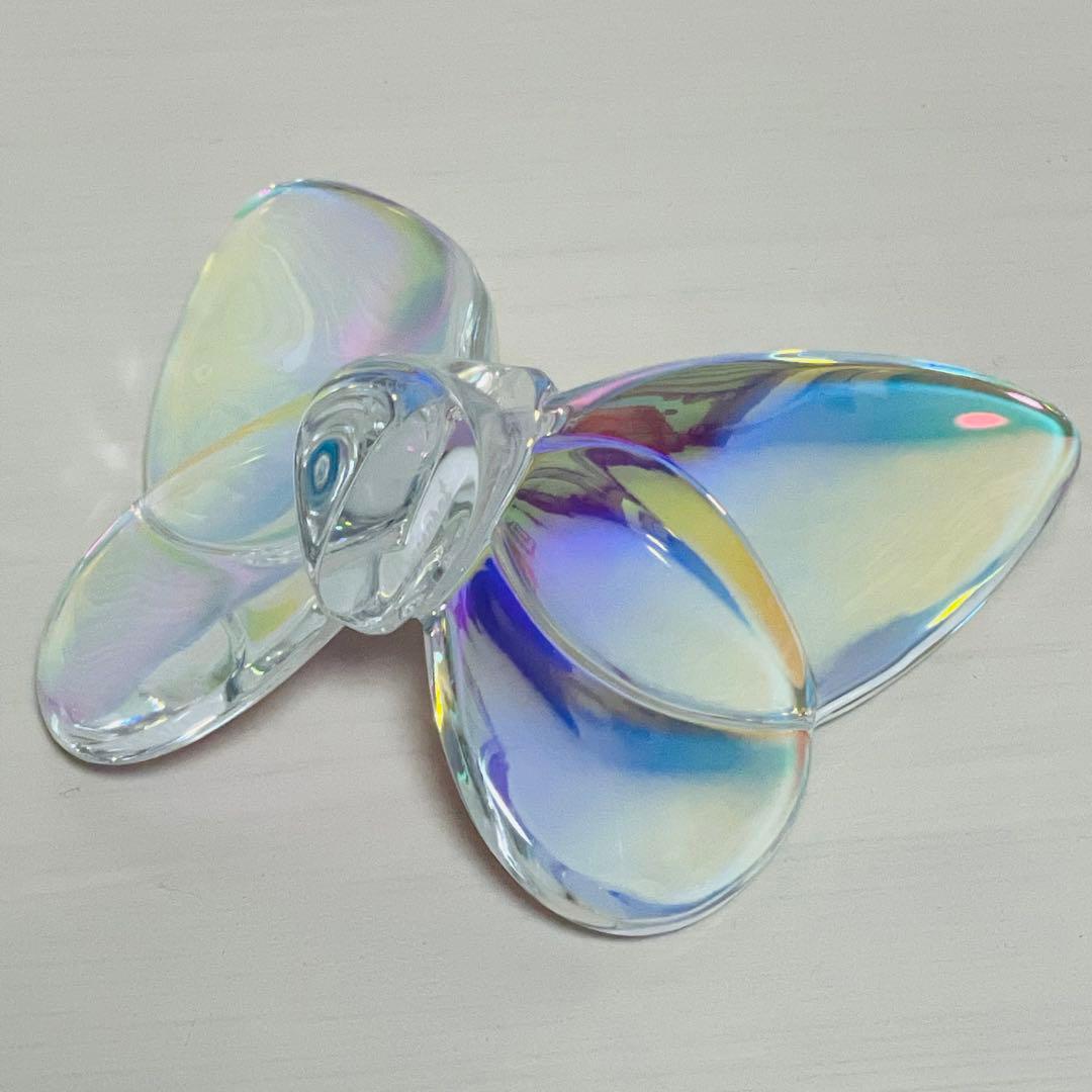 Baccarat バカラ ラッキーバタフライ イリゼクリア 置物 フィギュリン