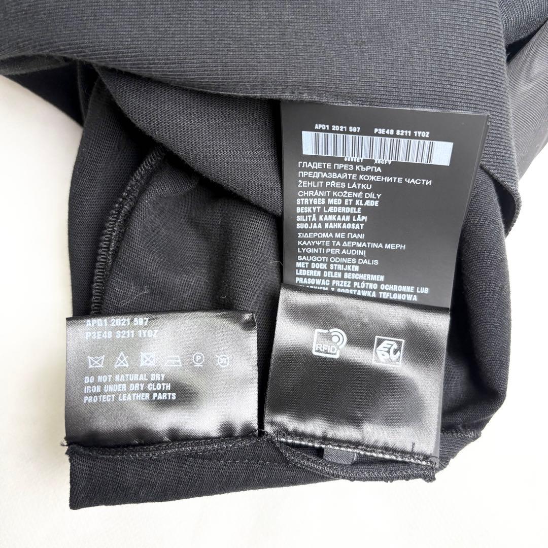 プラダ 2021 コットン リナイロン 切替ワンピース トライアングルロゴ 40