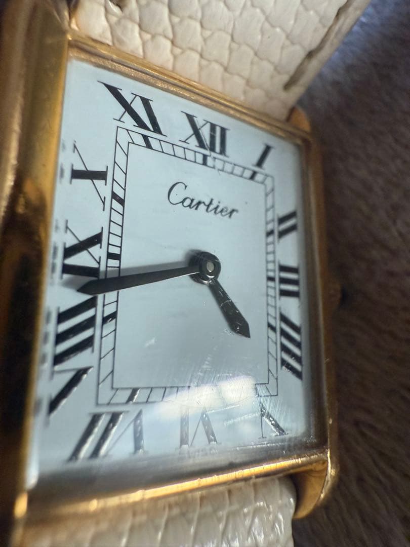 プレマストタンク　ベルト3色あり　Cartier 時計