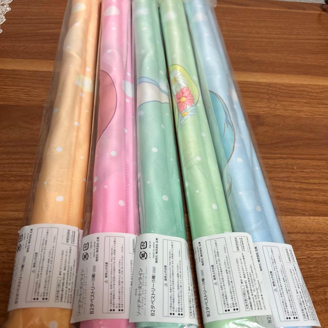 2.アトレ限定品　 ソードアート・オンライン B2描き下ろしタペストリー　5本