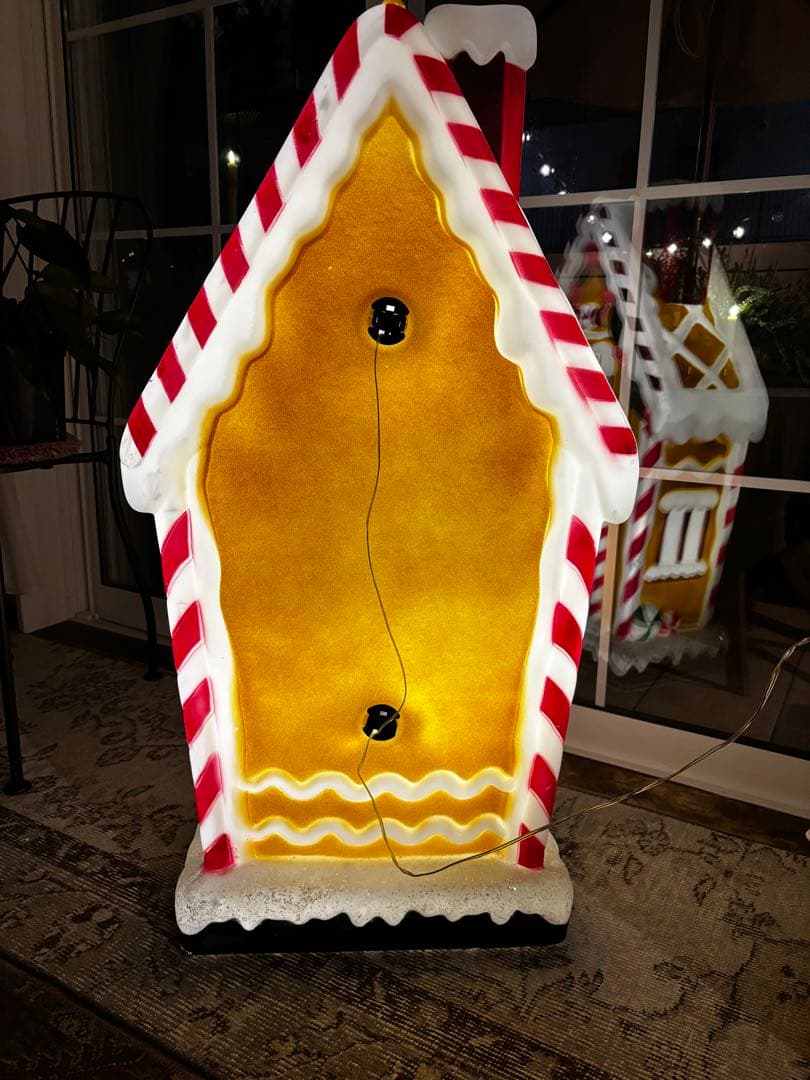 LEDブローライト　キャンディーハウス　お菓子のお家　クリスマスイルミネーション