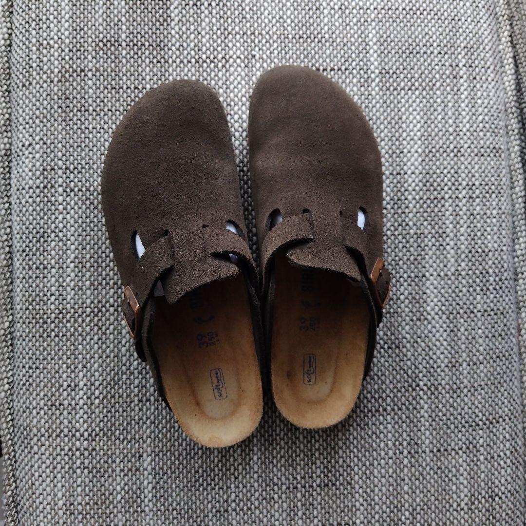 BIRKENSTOCK ビリケンシュトック　スエード　ボストン 39 モカ
