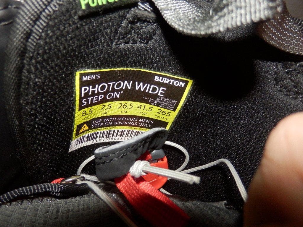 バートンブーツステップオン PHOTON WIDE 26.5cm ビンディング付