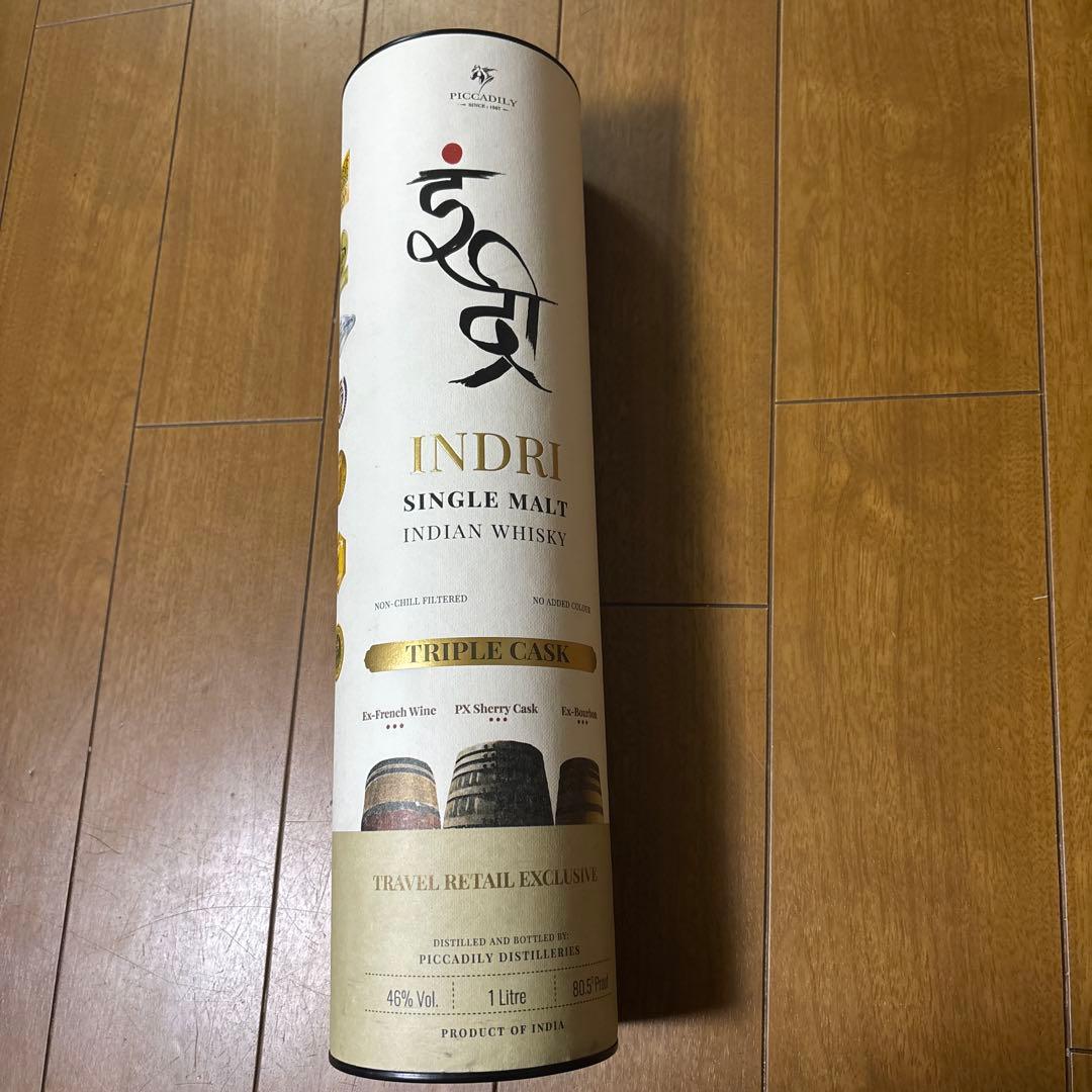 INDRI シングルモルトウイスキー トリプルカスク 1L