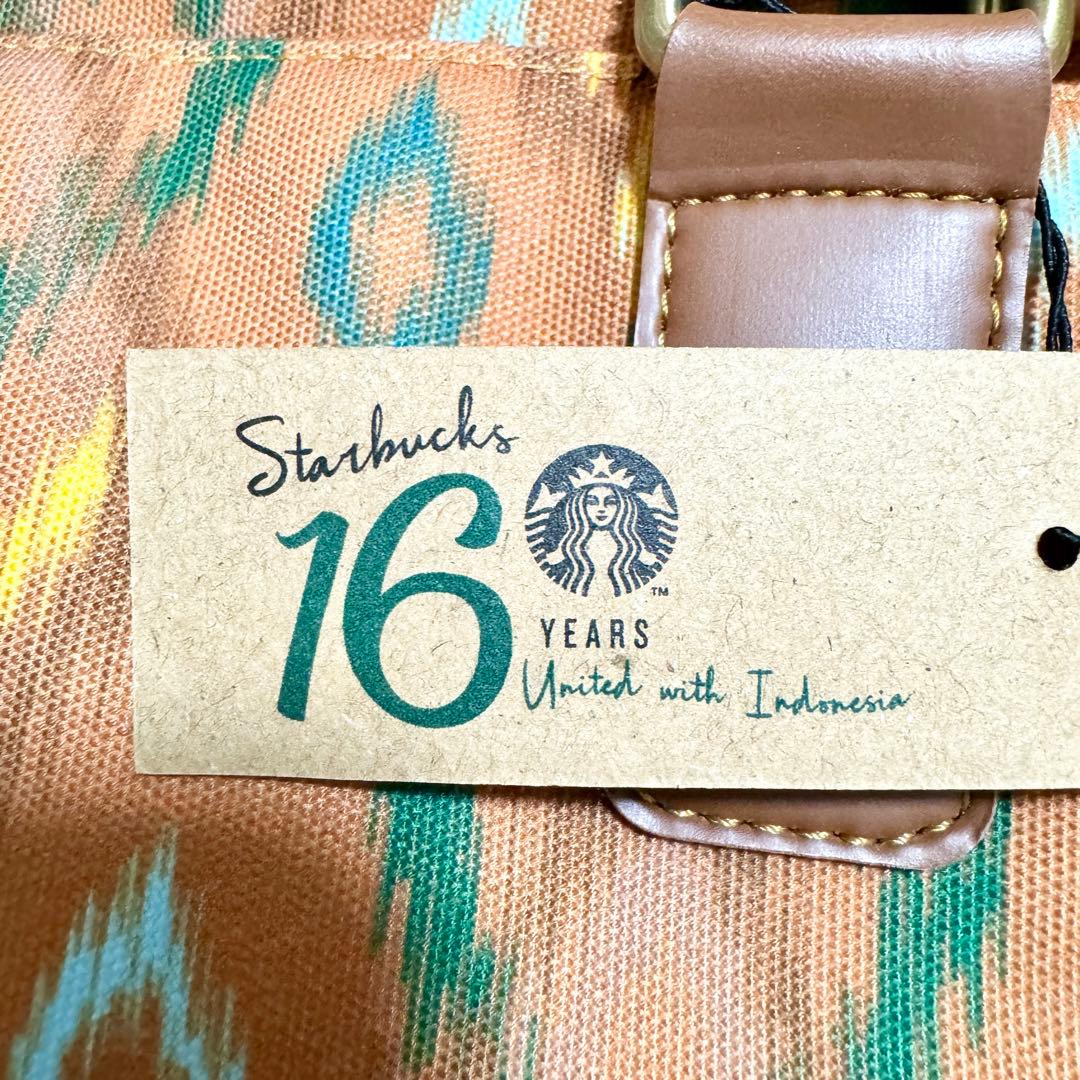 スターバックス　インドネシア　16周年限定　イカット織り　トートバッグ