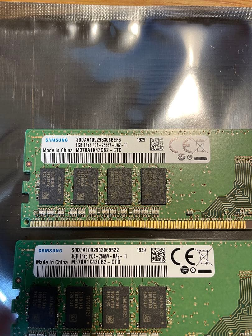 玄人志向RX-6400LP、i5-8400、Samsung 8GB DDR4×2