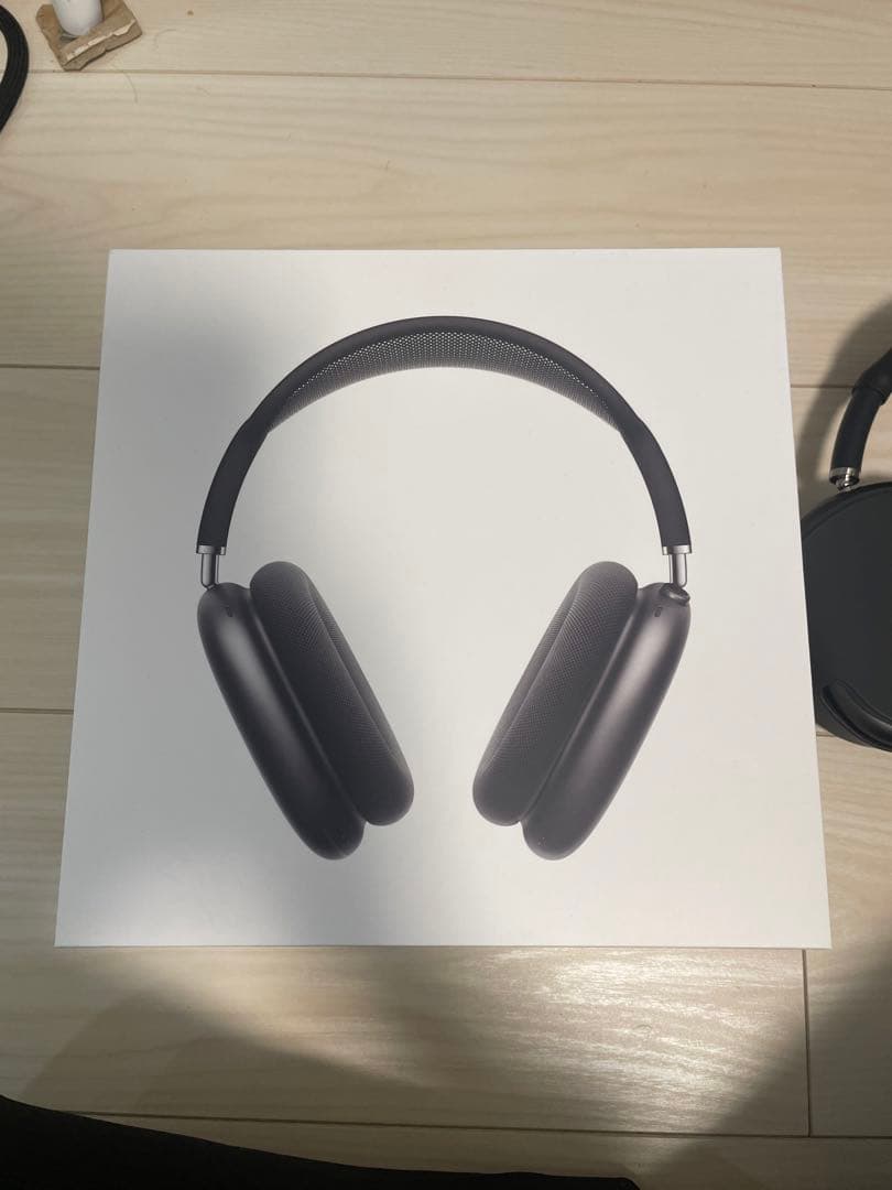 新品Apple AirPods MAX ワイヤレスヘッドホンスペースグレー保証付