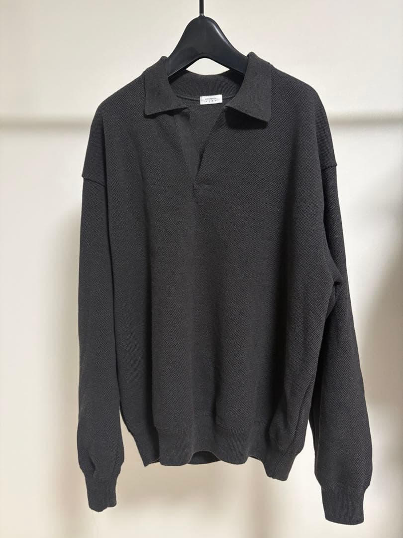 トップス crepuscule Co/Wo Moss Stitch Skipper