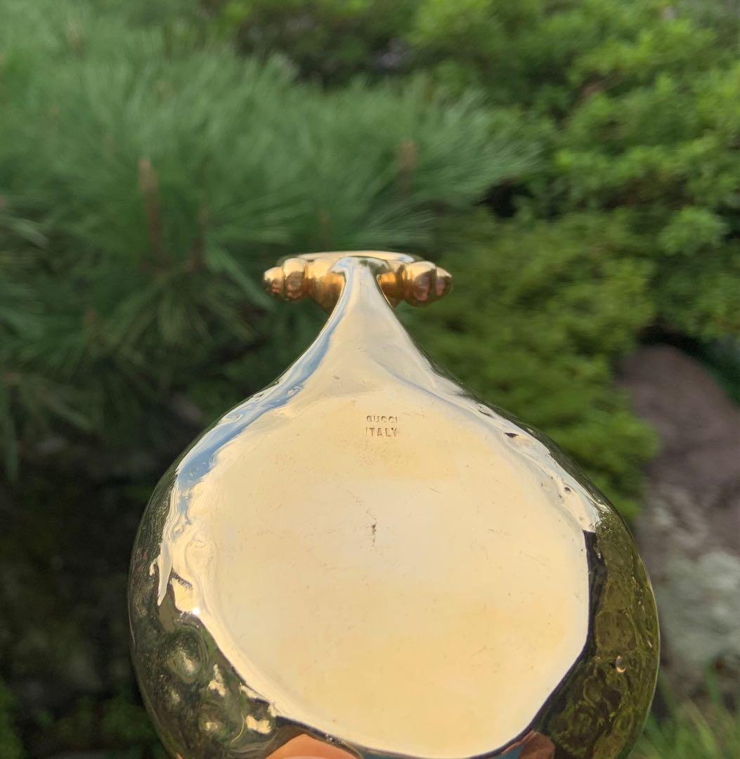 J*0様 GUCCI イタリア製 真鍮 ハンマード仕上げ スプーン型 アンティー